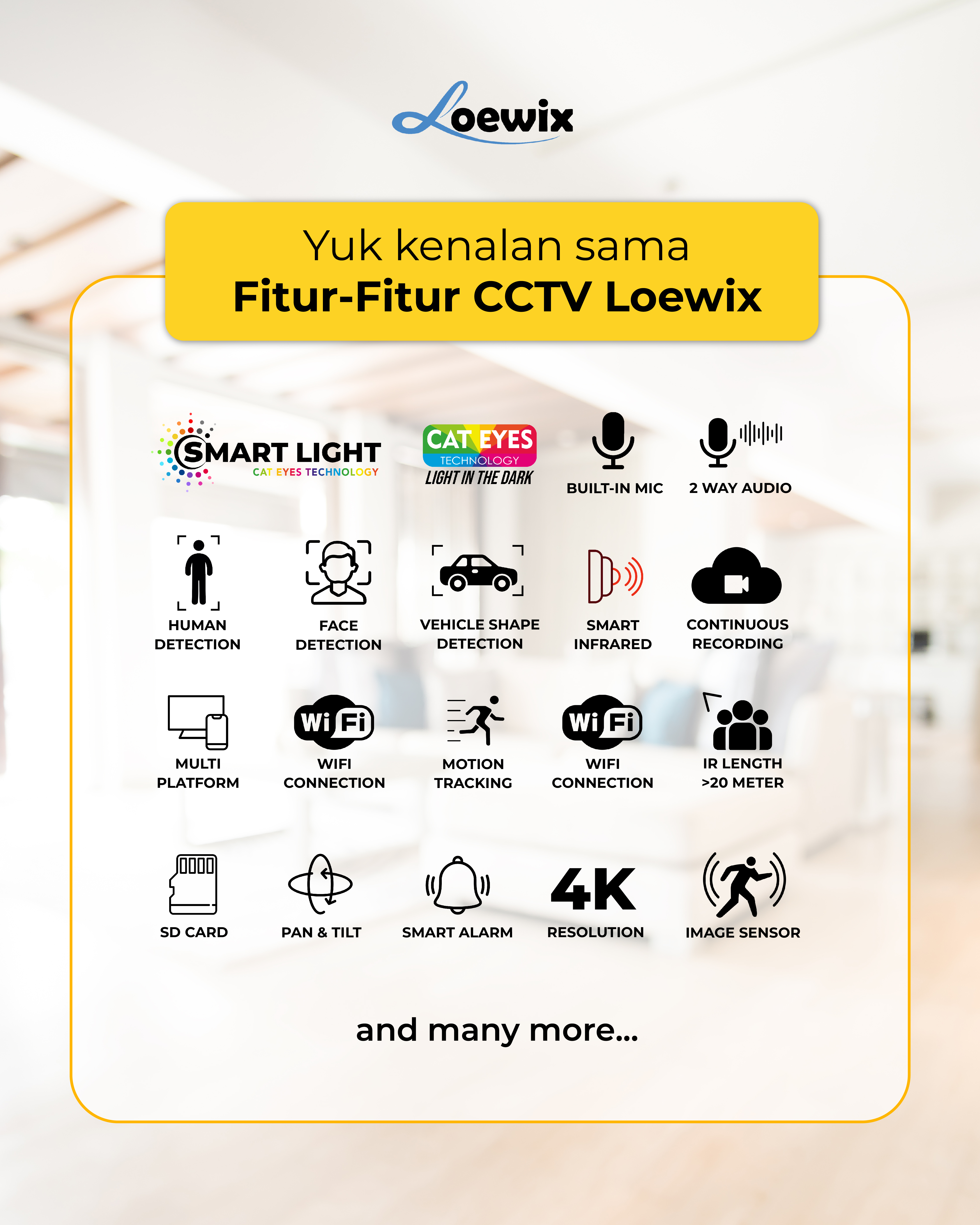 Fitur CCTV Loewix